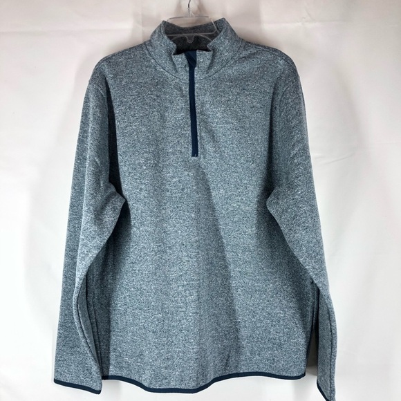 J. Crew Men's Gray Quarter-Zip Sweater Size XL - Picture 1 of 6